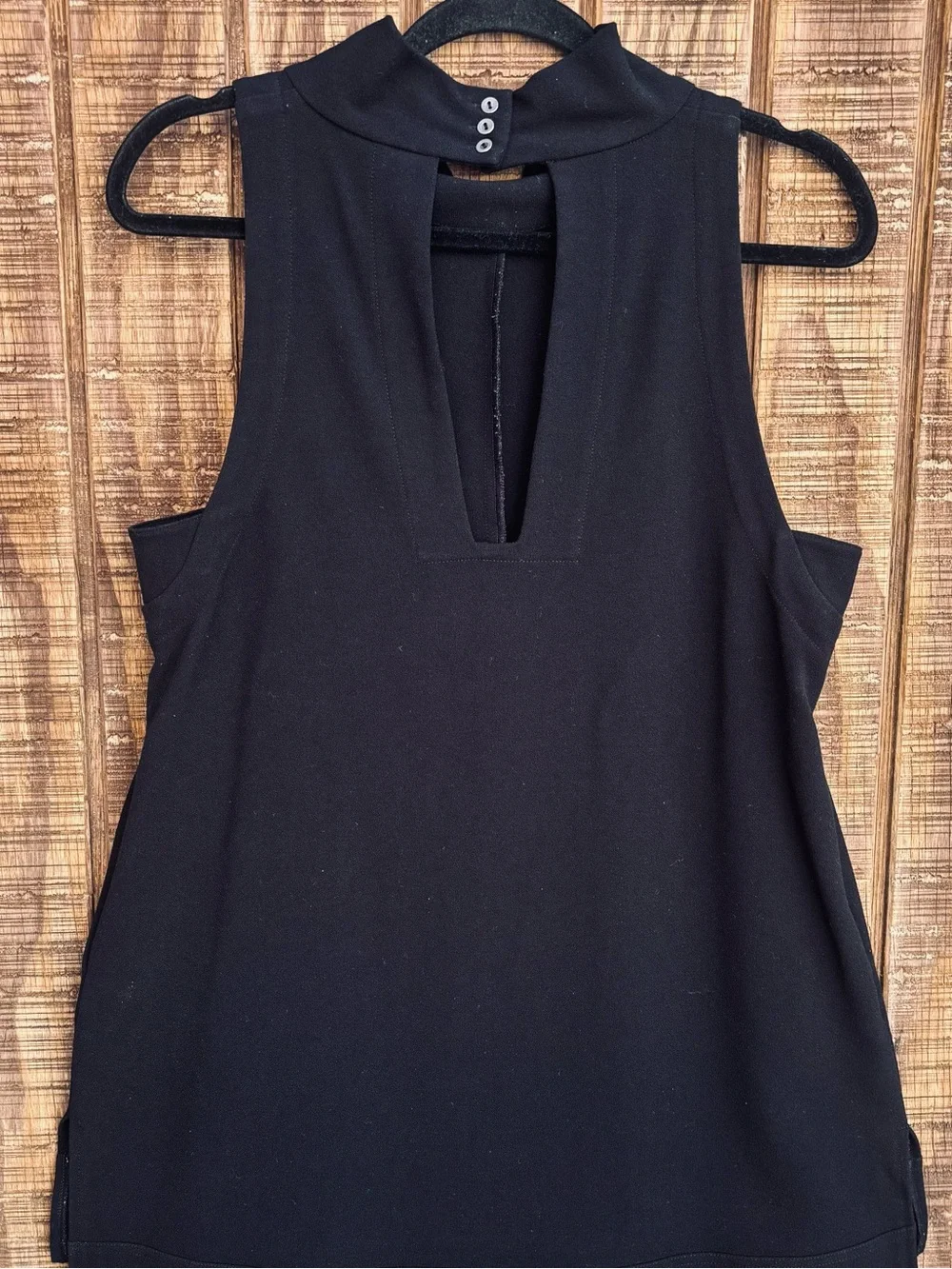 Free People Black Mod Mock Beck Tunic Dress